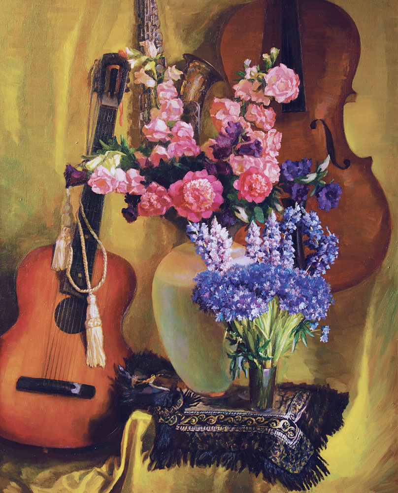 «Музичні інструменти». 2013. Полотно, олія